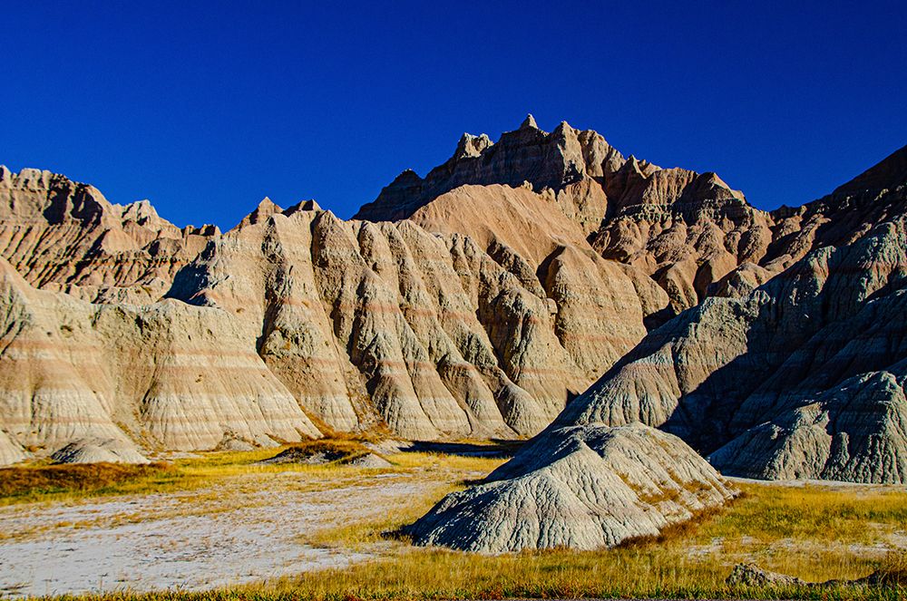 USA, South Dakota, Wall, Badlands National Park, Striped Buttes